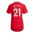 Billige Manchester United Antony #21 Hjemmetrøye Dame 2022-23 Kortermet